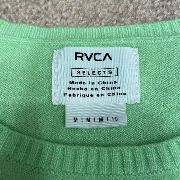 RVCA Selects Shiver sweater tank size M - Picture 3 of 6